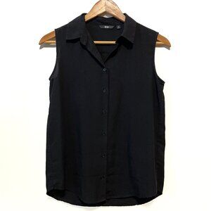 UNIQLO Women's Black Sleeveless Blouse